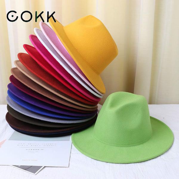 cokk fedora hats for women men autumn winter hat female double color vintage hat flat brim ladies hats caps swy qylmru, Blue;gray
cokk fedora hats for women men autumn winter hat female double color vintage hat flat brim ladies hats caps swy qylmru, Blue;gray
