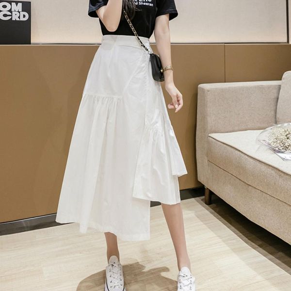 skirts spring irregular solid white long cotton skirt summer novelty patchwork high low a-line calf black
skirts spring irregular solid white long cotton skirt summer novelty patchwork high low a-line calf black