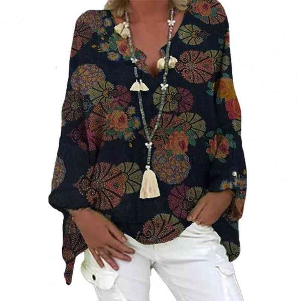 plus size shirt women floral leisure blouse female casual shirts vintage floral blusas woman clothing, White
plus size shirt women floral leisure blouse female casual shirts vintage floral blusas woman clothing, White