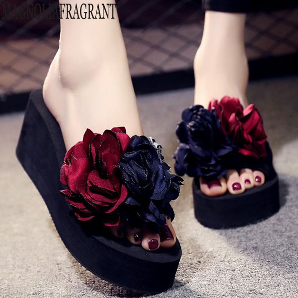 summer woman shoes women flower sandalia feminina slipper indoor outdoor flip-flops beach shoes ladies platform slipper c572 x1020, Black
summer woman shoes women flower sandalia feminina slipper indoor outdoor flip-flops beach shoes ladies platform slipper c572 x1020, Black