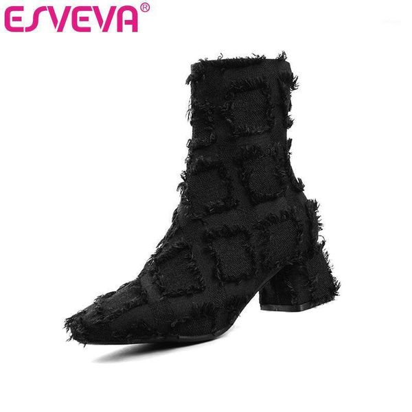 boots esveva 2021 women shoes winter ankle black lace up square high heel pu leather female motorcycle platform size 34-431
boots esveva 2021 women shoes winter ankle black lace up square high heel pu leather female motorcycle platform size 34-431