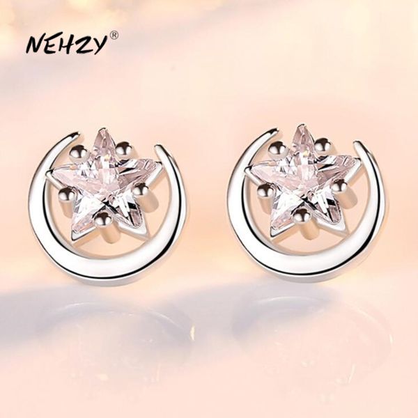nehzy 925 sterling silver stud woman fashion jewelry retro simple star moon crystal zircon earrings q1219, Golden;silver
nehzy 925 sterling silver stud woman fashion jewelry retro simple star moon crystal zircon earrings q1219, Golden;silver