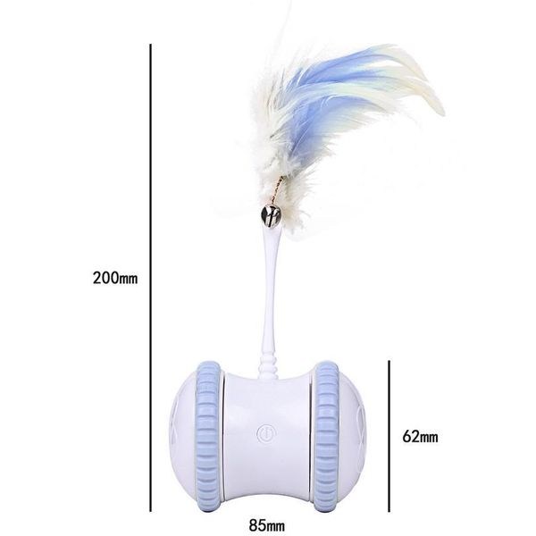 electric robotic cat toys with feathers matic steering rotating usb charging for cat kitten pet products lb qylcoe
electric robotic cat toys with feathers matic steering rotating usb charging for cat kitten pet products lb qylcoe