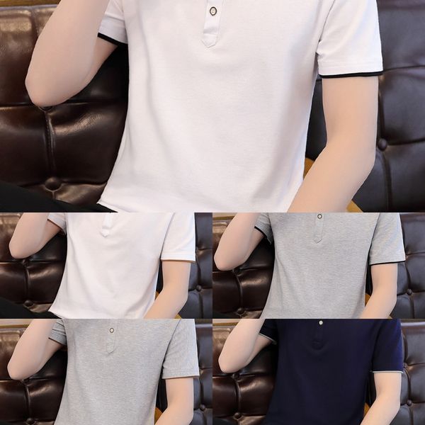 uy8bm 2020 half short-sleeved tshirt tsummer men's slim-fit cotton lapel men's polo shirt trendy sleeve clothes lz9yd, Blue
uy8bm 2020 half short-sleeved tshirt tsummer men's slim-fit cotton lapel men's polo shirt trendy sleeve clothes lz9yd, Blue