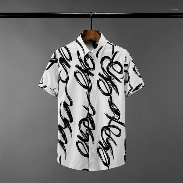 classic 100% cotton mens shirts luxury hand-painted printing short sleeve men shirt 4xl slim fit casual man shirts1, White;black
classic 100% cotton mens shirts luxury hand-painted printing short sleeve men shirt 4xl slim fit casual man shirts1, White;black