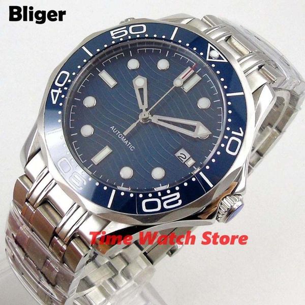 wristwatches 41mm bliger miyota luxury mechanical wrist watch men waterproof blue sterile dial bracelet sapphire ceramic bezel b2231, Slivery;brown
wristwatches 41mm bliger miyota luxury mechanical wrist watch men waterproof blue sterile dial bracelet sapphire ceramic bezel b2231, Slivery;brown