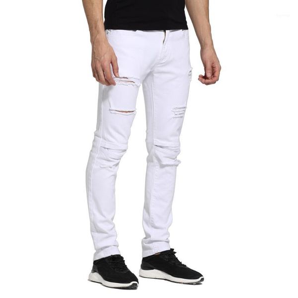 men white jeans fashion design ripped destroyed strech skinny jeans e17021, Blue
men white jeans fashion design ripped destroyed strech skinny jeans e17021, Blue