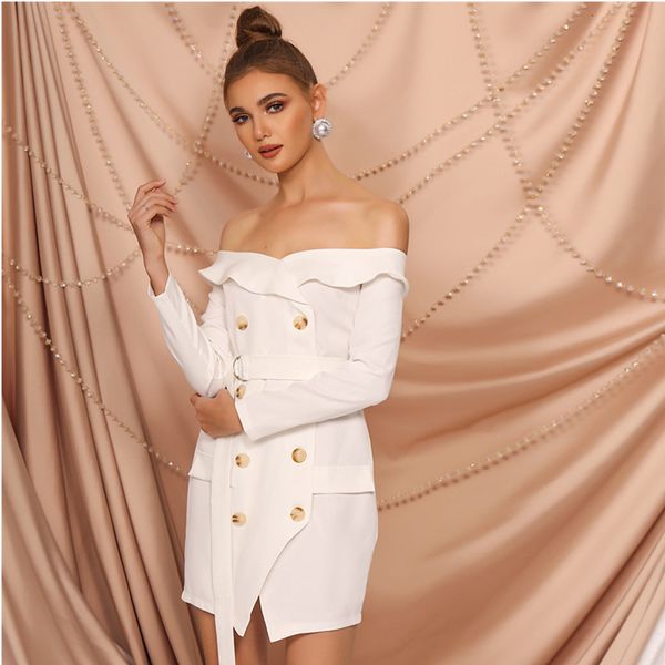 2021 new black white off the female color a word neck without back temperament thin hip bandage bag dressed 1w2i, Black;gray
2021 new black white off the female color a word neck without back temperament thin hip bandage bag dressed 1w2i, Black;gray