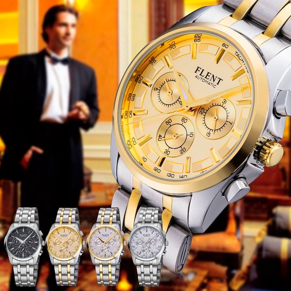 watch date steel self men week winding stainless automatic band calendar analog auto wrist watches, ihqwx, Slivery;brown
watch date steel self men week winding stainless automatic band calendar analog auto wrist watches, ihqwx, Slivery;brown