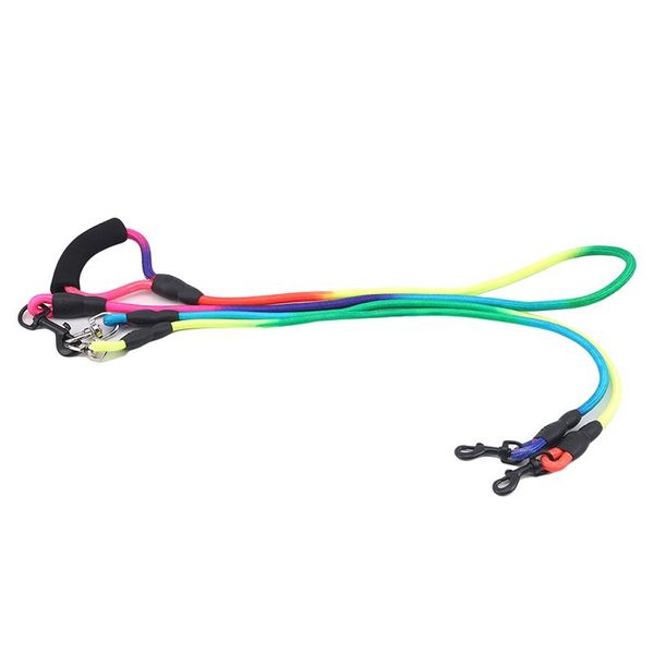 nylon double leashes detachable pet lead climbing foam cotton handle 1 leash for 2 dogs small dog retraction rope 
nylon double leashes detachable pet lead climbing foam cotton handle 1 leash for 2 dogs small dog retraction rope