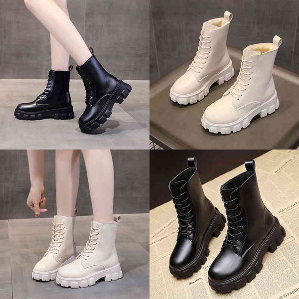 boot 2022 chunky platform ankle boots for women 2022 autumn winter warm plush pu leather botas mujer thick sole lace up shoes wo, Black
boot 2022 chunky platform ankle boots for women 2022 autumn winter warm plush pu leather botas mujer thick sole lace up shoes wo, Black