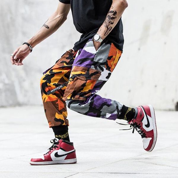 2020 men spring autumn camouflage hip pencil pants trousers male casual fashion loose style patchwork pants men, Black
2020 men spring autumn camouflage hip pencil pants trousers male casual fashion loose style patchwork pants men, Black