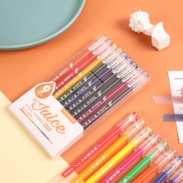 9 pcs/set unique fluorescence colors gel pens gel pen set for coloring books drawing painting writing doodling
9 pcs/set unique fluorescence colors gel pens gel pen set for coloring books drawing painting writing doodling