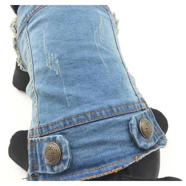 eco-friendly summer puppy dog vest denim jacket costume fashion jeans clothes for small large dog jllmez sinabag
eco-friendly summer puppy dog vest denim jacket costume fashion jeans clothes for small large dog jllmez sinabag