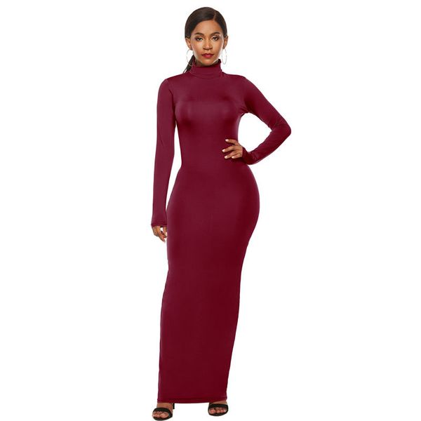 2019 spring long dress women oversized floor length dress female elastic high neck dress ladies tight dresses for women, Black;gray
2019 spring long dress women oversized floor length dress female elastic high neck dress ladies tight dresses for women, Black;gray