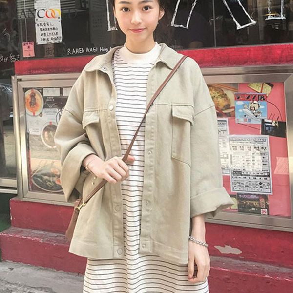 kancoold coats fashion women denim long sleeveturn-down jacket cardigan solid button pockets casual new coat women 2019dec91, Black;brown
kancoold coats fashion women denim long sleeveturn-down jacket cardigan solid button pockets casual new coat women 2019dec91, Black;brown