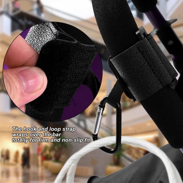 2pcs/lot Baby Stroller Hook Strong Hanger For Baby Pushchair Prams Alloy Hook Hanger For Diaper Bags