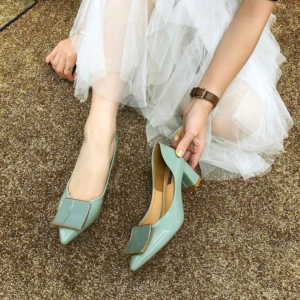 high heel women thick heels 2020 new korean version of pointed shallow mouth women's shoes fashion temperament wild shoes1, Black
high heel women thick heels 2020 new korean version of pointed shallow mouth women's shoes fashion temperament wild shoes1, Black