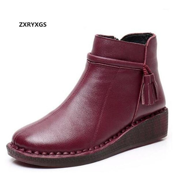 boots soft cowhide autumn women leather flat wedges non-slip sole comfort warm shoes winter women1, Black
boots soft cowhide autumn women leather flat wedges non-slip sole comfort warm shoes winter women1, Black