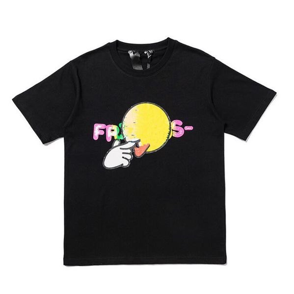 2021 new men's summer fashion women letters printed rainbow smiley face pattern short sleeve t-shirt couple bottoming shirt size s-xl, White;black
2021 new men's summer fashion women letters printed rainbow smiley face pattern short sleeve t-shirt couple bottoming shirt size s-xl, White;black