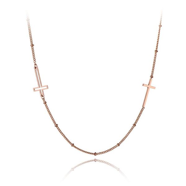 религиозный титан из нержавеющей стали двойного крест choker ожерелье для женщин розового золота звена цепи ожерелье n19173, Golden;silver
религиозный титан из нержавеющей стали двойного крест choker ожерелье для женщин розового золота звена цепи ожерелье n19173, Golden;silver