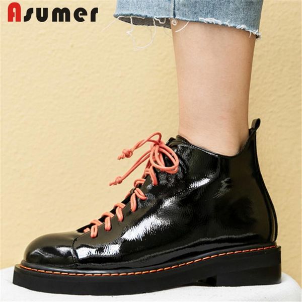 asumer plus размер 34-43 новые натуральные кожаные ботинки офисные платья женские сапоги круглые носки кружевные ботильоны для женщин, Black
asumer plus размер 34-43 новые натуральные кожаные ботинки офисные платья женские сапоги круглые носки кружевные ботильоны для женщин, Black