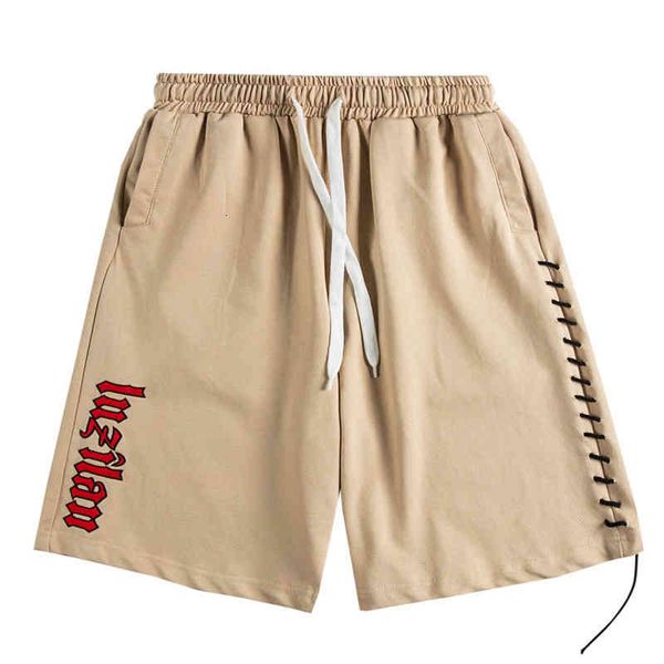 men's shorts design sense wearing rope ribbon men and women's high street hip hop minority five point pants customized, White;black
men's shorts design sense wearing rope ribbon men and women's high street hip hop minority five point pants customized, White;black