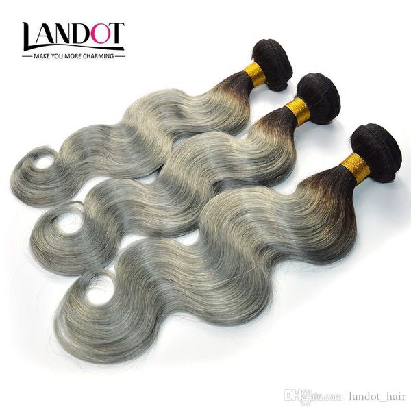 ombre silver grey brazilian human hair extensions two tone 1b grey peruvian malaysian indian cambodian body wave human hair weave bundles, Black
ombre silver grey brazilian human hair extensions two tone 1b grey peruvian malaysian indian cambodian body wave human hair weave bundles, Black