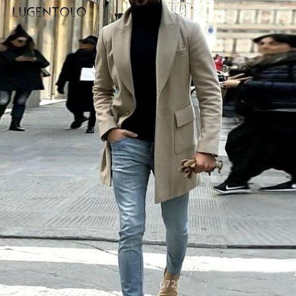 lugentolo blends men's cota autumn medium solid lapel and versatile tweed jacket for men slim straight big pocket fashion coats, Black
lugentolo blends men's cota autumn medium solid lapel and versatile tweed jacket for men slim straight big pocket fashion coats, Black