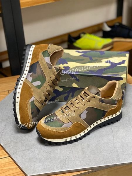 2022 Luxury designer Top Quality Casual Shoes studded Leather Suede Camo Rock runner Trainers Sneakers Dress Shoes size38-46, Black
2022 Luxury designer Top Quality Casual Shoes studded Leather Suede Camo Rock runner Trainers Sneakers Dress Shoes size38-46, Black