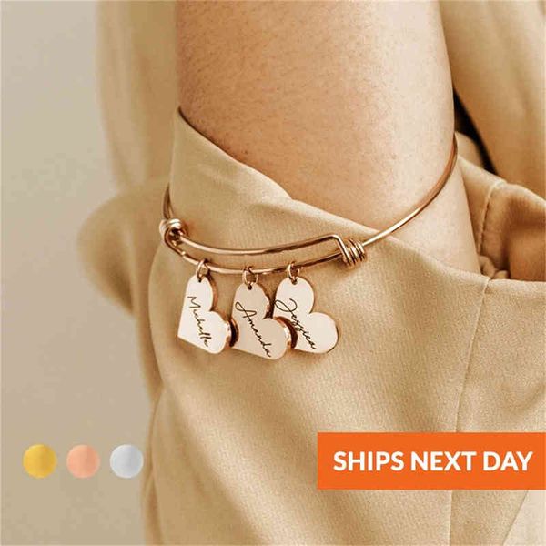 personalized bracelet for women heart customized engraved 1-6names adjustable bangles stainless steel mama jewelry gift st, Golden;silver
personalized bracelet for women heart customized engraved 1-6names adjustable bangles stainless steel mama jewelry gift st, Golden;silver