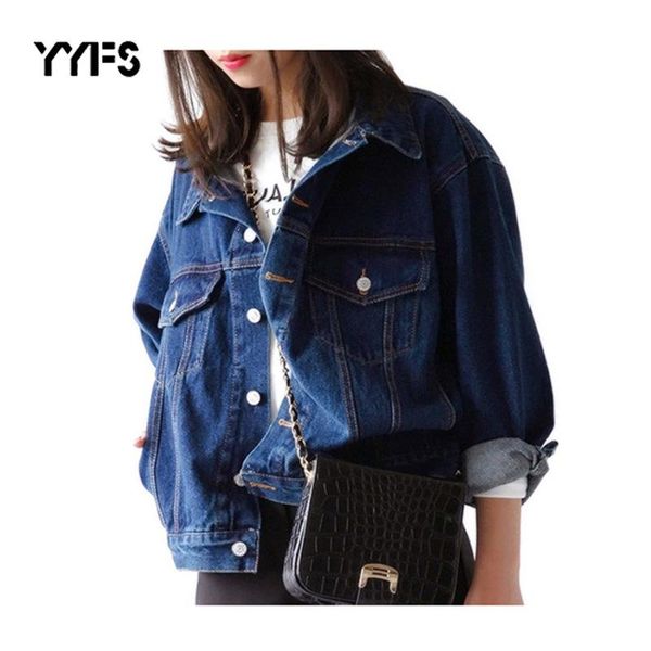 women's jackets denim jacket women boyfriend jean coat streetwear harajuku vintage outerwear autumn basic windbreaker 2xl chaqueta muje, Black;brown
women's jackets denim jacket women boyfriend jean coat streetwear harajuku vintage outerwear autumn basic windbreaker 2xl chaqueta muje, Black;brown