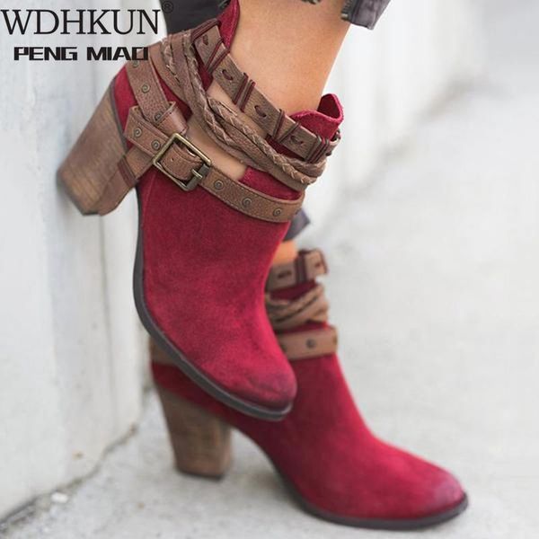 wdhkun 2020 new women boots spring autumn high heels shoes female rivet buckle daily shoes short boots pu leather ankle, Black
wdhkun 2020 new women boots spring autumn high heels shoes female rivet buckle daily shoes short boots pu leather ankle, Black