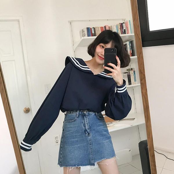 2 colors autumn navy collar long sleeve shirts women spring all-match casual blouse shirt coat female blusas (f3574, White
2 colors autumn navy collar long sleeve shirts women spring all-match casual blouse shirt coat female blusas (f3574, White