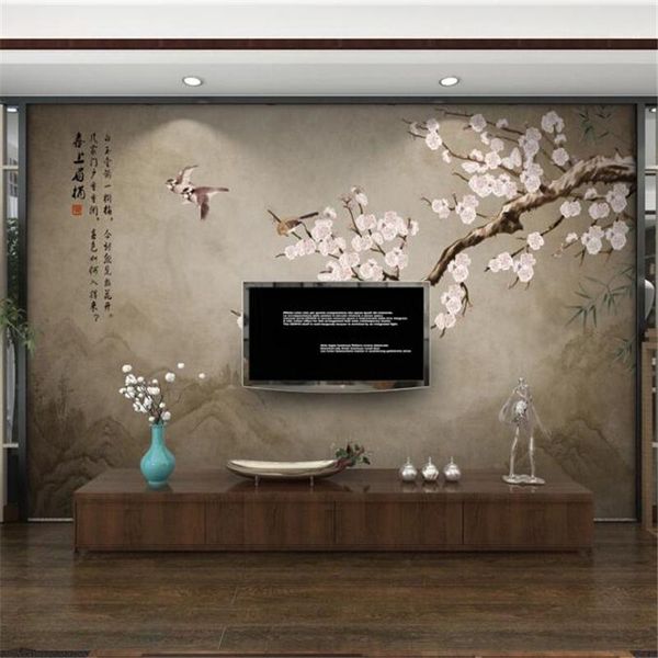 custom wallpaper 3d murals new chinese hand-painted pen plum flower bird bedroom wall living room bedroom restaurant wallpaper1
custom wallpaper 3d murals new chinese hand-painted pen plum flower bird bedroom wall living room bedroom restaurant wallpaper1