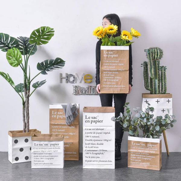 nordic kraft paper flower arrangement decorative ornaments creative simple dry flower home storage bag small basket decor
nordic kraft paper flower arrangement decorative ornaments creative simple dry flower home storage bag small basket decor