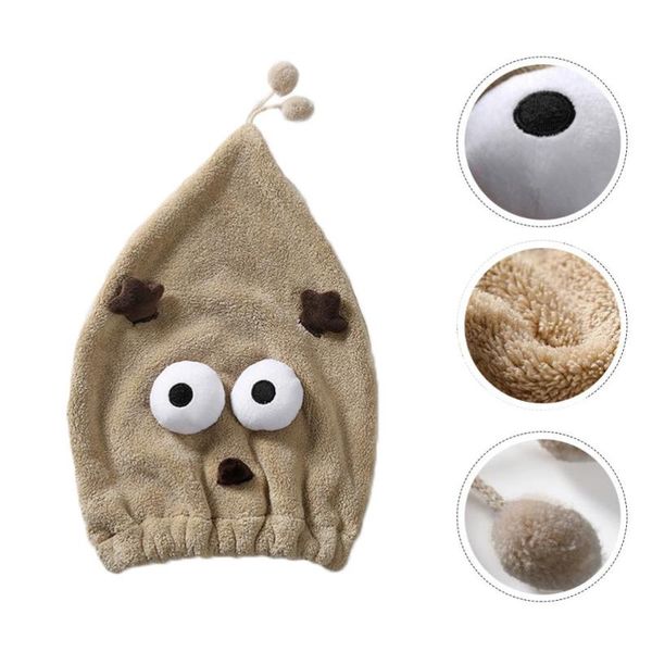 shower caps 1pc hair drying cap cartoon hair-drying bath for home