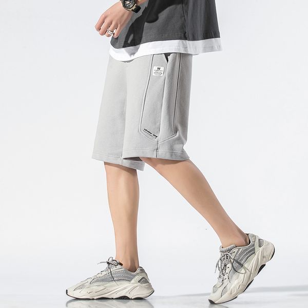 summer loose 5-point pants trendy brand youth solid color leisure shorts men's sports 2020, White;black
summer loose 5-point pants trendy brand youth solid color leisure shorts men's sports 2020, White;black