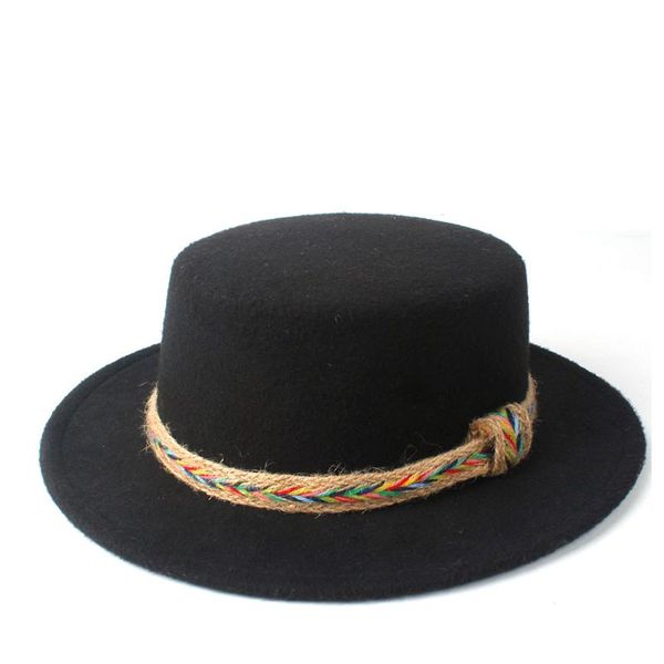 женщины шерсть flat top hat fedora элегантная дама зима широкий шляпы открытый путешествие чародей повседневный размер крышки 56-58cm, Blue;gray
женщины шерсть flat top hat fedora элегантная дама зима широкий шляпы открытый путешествие чародей повседневный размер крышки 56-58cm, Blue;gray