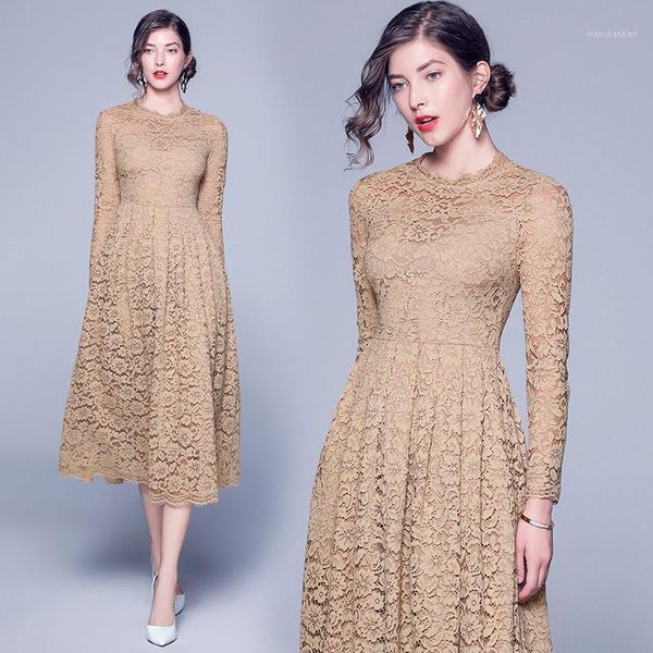 new elegant vintage fashion women lace slim tunic high waist evening party dress lady long sleeve big swing maxi dresses1, Black;gray
new elegant vintage fashion women lace slim tunic high waist evening party dress lady long sleeve big swing maxi dresses1, Black;gray