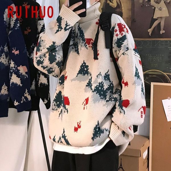 ruihuo christmas knitted sweater men clothing mens turtleneck pull turtleneck men clothes pullover 2020 autumn winter new -2xl1, White;black
ruihuo christmas knitted sweater men clothing mens turtleneck pull turtleneck men clothes pullover 2020 autumn winter new -2xl1, White;black