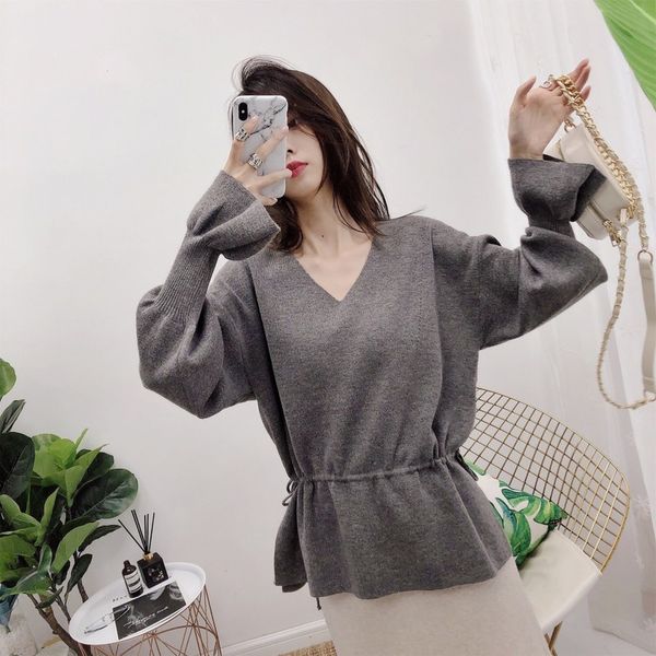 2021 new knitted shirt neck of women fashions shirts extension sleeve elastic waist women's fashionable winter clothes sweaterds50831 6, White
2021 new knitted shirt neck of women fashions shirts extension sleeve elastic waist women's fashionable winter clothes sweaterds50831 6, White