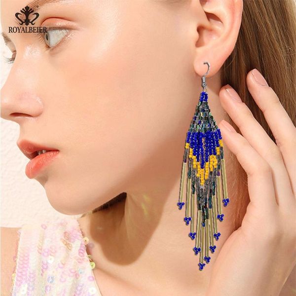 ROYALBEIER New Fashion Bohemian Female Dangle Earring Wedding Party Gift Drop Jewelry Hot Bijoux Statement Earring Wholesale, Silver
ROYALBEIER New Fashion Bohemian Female Dangle Earring Wedding Party Gift Drop Jewelry Hot Bijoux Statement Earring Wholesale, Silver