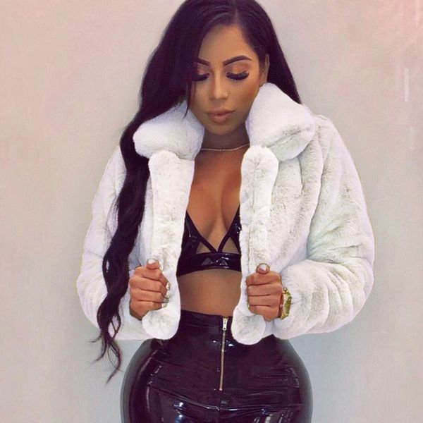 autumn winter casual long sleeve faux fur cardigan furry cropped jacket women warm coats streetwear party jacket, Black
autumn winter casual long sleeve faux fur cardigan furry cropped jacket women warm coats streetwear party jacket, Black