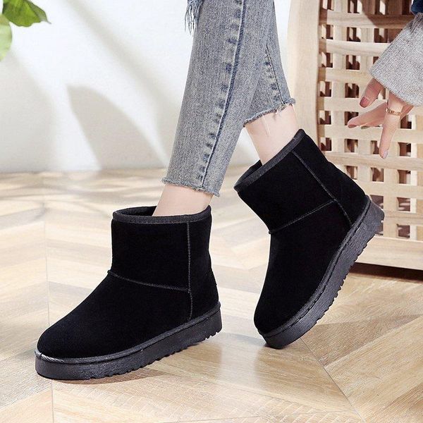 cotton padded platform ankle boots dropshipping plus size waterproof snow boots women thicken warm plush ladies winter shoes, Black
cotton padded platform ankle boots dropshipping plus size waterproof snow boots women thicken warm plush ladies winter shoes, Black