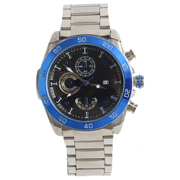 band fashion steel three watch eye men's multifunctional calendar stainless steel band watch men's suit quartz watch, Slivery;brown
band fashion steel three watch eye men's multifunctional calendar stainless steel band watch men's suit quartz watch, Slivery;brown