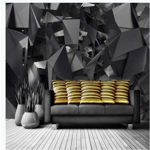 creative three-dimensional 3d extended space wallpapers fragment wallpaper large background wall window mural wallpaper