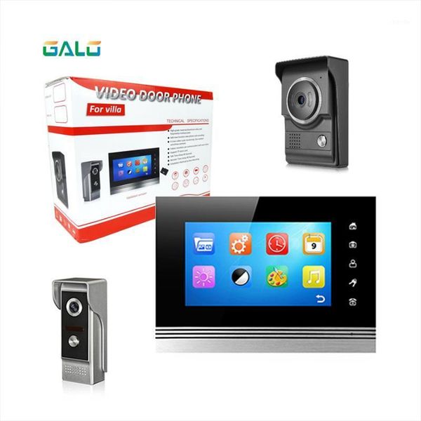 fingerprint access control upgrade 7'' color wired video intercom indoor unit monitor screen black touch metal display doorphone 2
fingerprint access control upgrade 7'' color wired video intercom indoor unit monitor screen black touch metal display doorphone 2