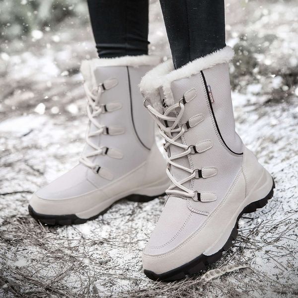 winter big size 42 medium high snow boots women's leisure outdoor plush warm cotton shoes, White;red
winter big size 42 medium high snow boots women's leisure outdoor plush warm cotton shoes, White;red