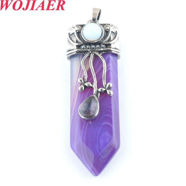 wojiaer natural pink quartz stone sword pendants labradorite lapis veins onyx arrow bead round opal jewelry bo919, Silver
wojiaer natural pink quartz stone sword pendants labradorite lapis veins onyx arrow bead round opal jewelry bo919, Silver